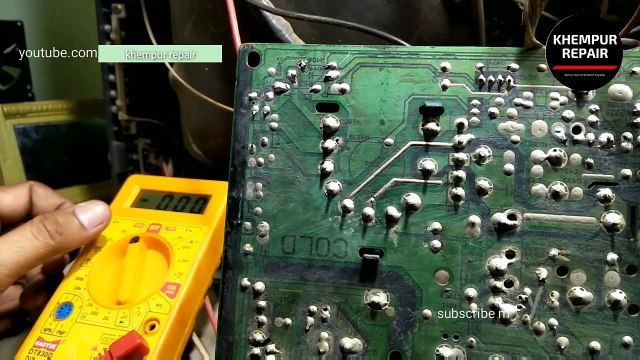 CRT TV low light low brightness fault | low light problem in crt tv | crt tv low brightness problem