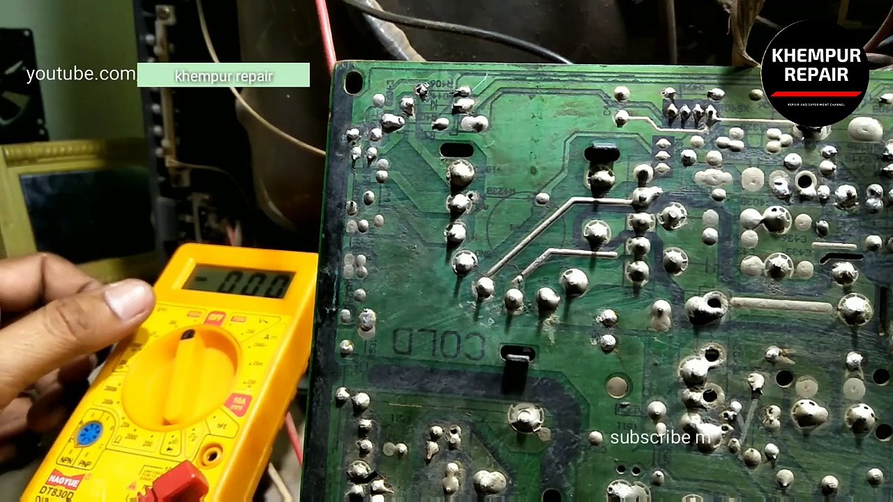 CRT TV low light low brightness fault | low light problem in crt tv | crt tv low brightness problem