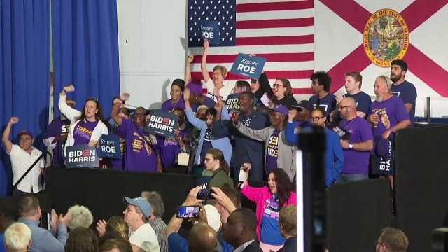 Biden hammers Trump on abortion in Florida