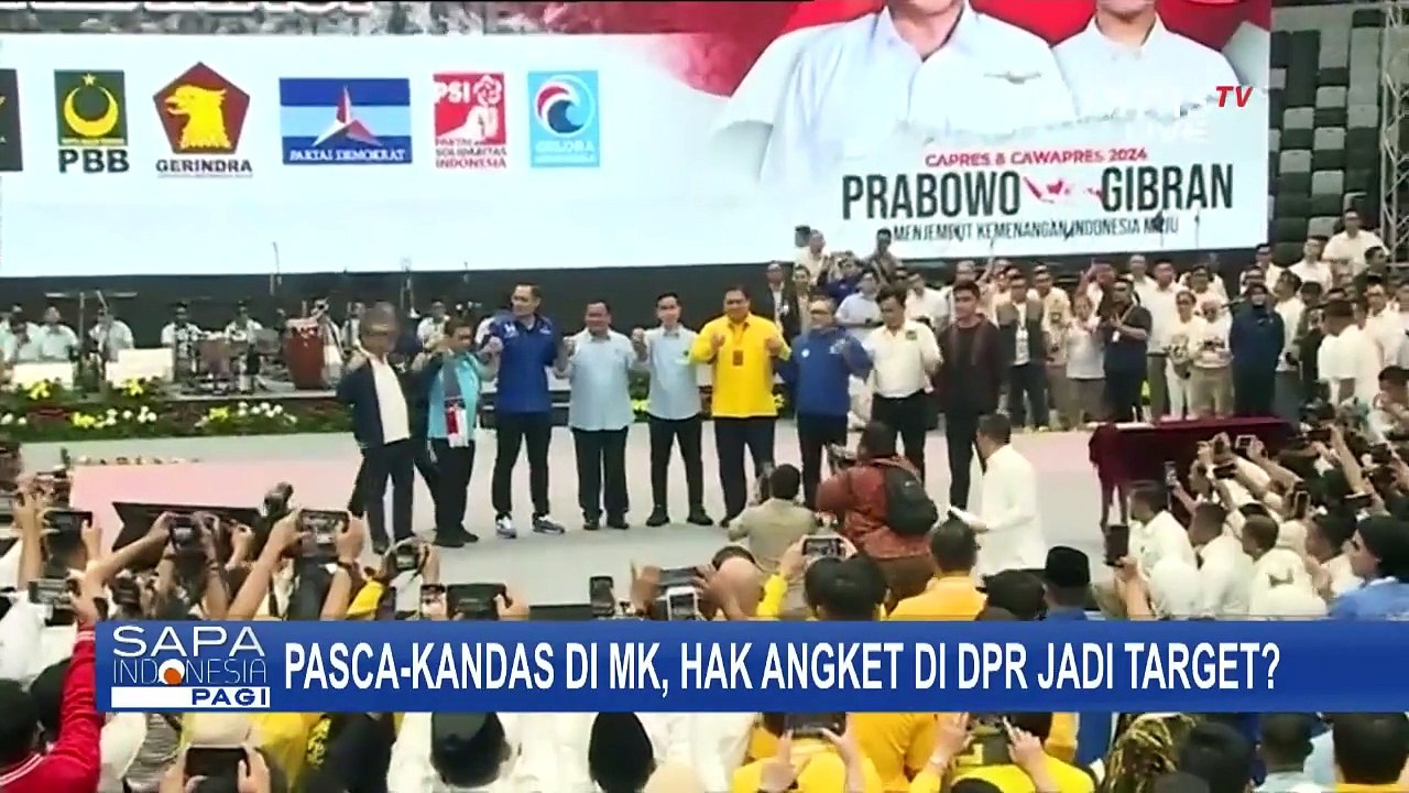 Pasca MK Tolak Gugatan Sengketa Pilpres 2024, Hak Angket di DPR Jadi Target?