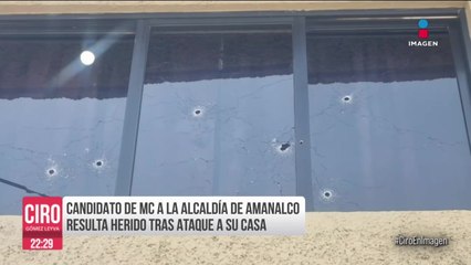 Balean casa de Arturo Lara, candidato de MC en Amanalco, Edomex