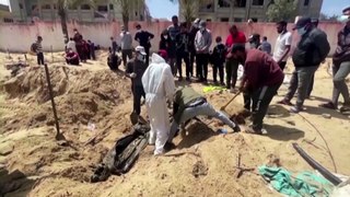 Reports of mass graves at Gaza hospitals