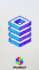 MixArts | How to Draw Aesthetic Figure Tutorial #art #3ddrawing #tutorial #aesthetic #principiante