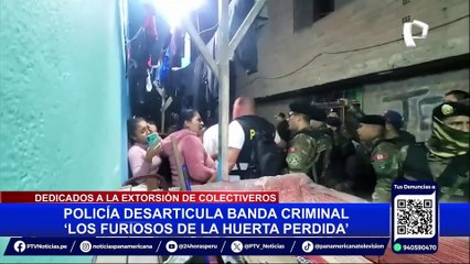 “Los Furiosos de la Huerta Perdida”: cae banda criminal que extorsionaba a colectiveros