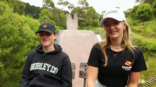 Siblings vying for a spot on the Australian skateboarding team