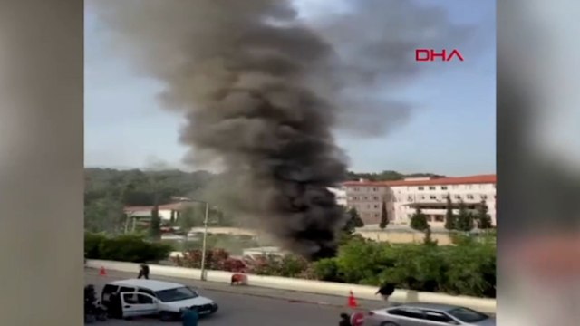İskenderun Devlet Hastanesi'nde yangın paniği