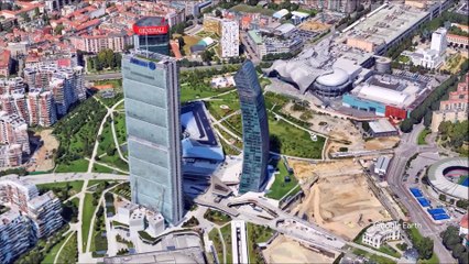 Libeskind Tower or PwC Tower in Milan, Italy