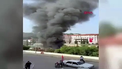 Devlet hastanesinde yangın paniği