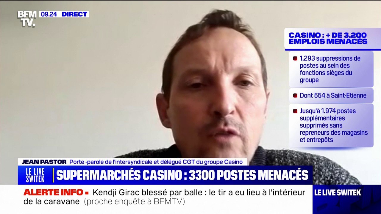 Jean Pastor (délégué CGT du groupe Casino) sur...
