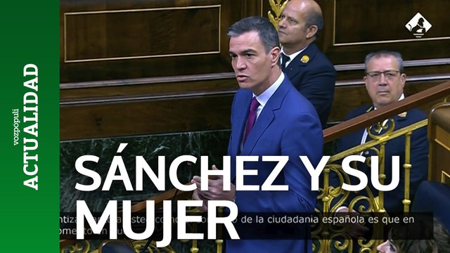 Sánchez y la denuncia de su mujer: Sigo creyendo en la Justicia