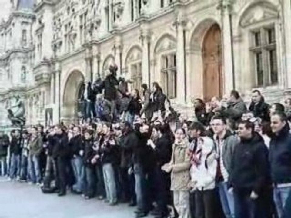 FINALE COUPE DE LA LIGUE LENS - PSG CORTEGE LUTECE/SUPRAS