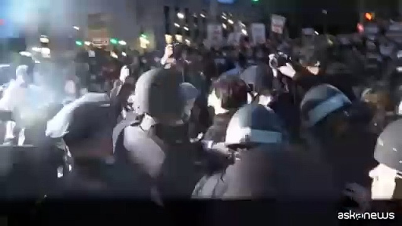 Protesta filo-palestinese a New York, manifestanti arrestati