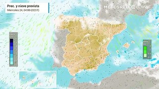 Mañana se esperan lluvias, chubascos y nevadas en varias zonas de España