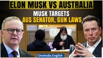 Elon Musk targets Australian senator, gun laws in deepening dispute over X attack posts | Oneindia