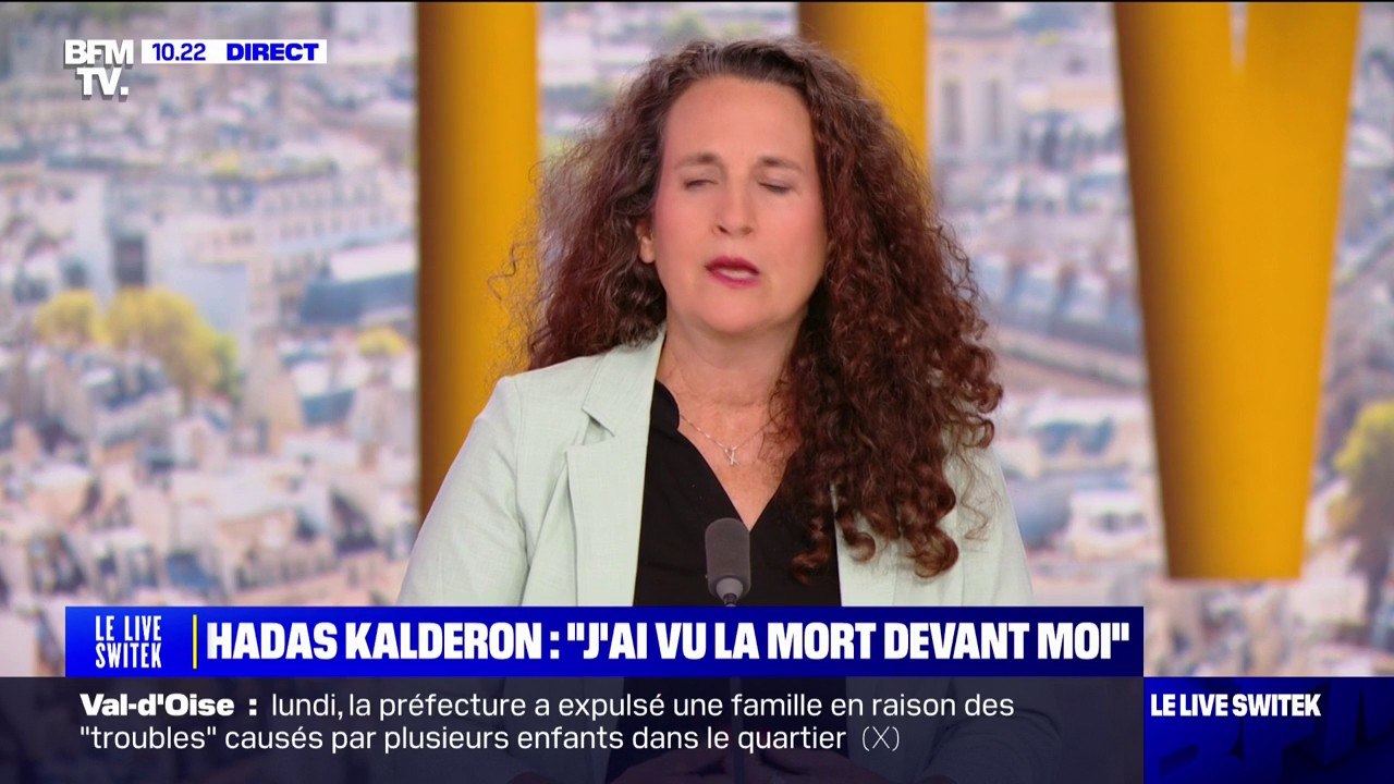 Hadas Jaoui-Kalderon (mère de deux ex-otages et militante pour la paix) sur les otages du Hamas: "Je suis très en colère contre Benjamin Netanyahu, parce qu'il devrait faire beaucoup plus"