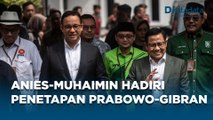 Anies-Muhaimin dan Pimpinan Partai Koalisi Indonesia Maju Hadir dalam Rapat Penetapan Prabowo-Gibran