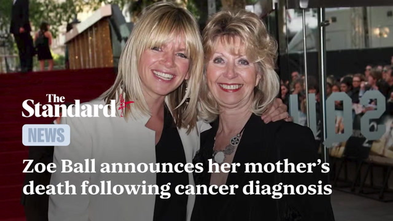 Zoe Ball announces her mother's death following cancer diagnosis