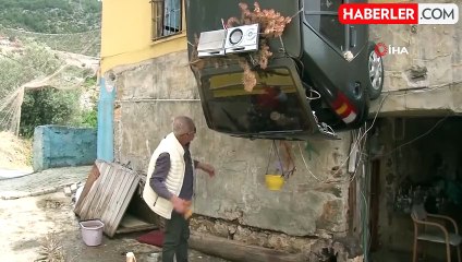 Alanya'da duvara asılı cezalı otomobile teklif yağıyor