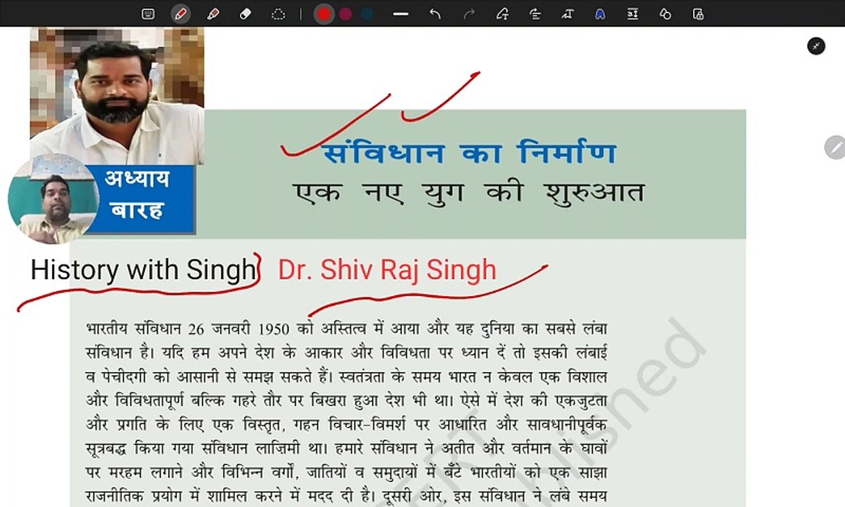 संविधान का निर्माण - एक नए युग की शुरुआत ! NCERT History ! Class 12th ! Chapter 12