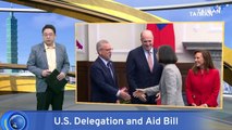 U.S. Delegation Arrives in Taiwan as Senate Approves Aid Package