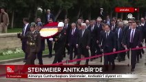 Almanya Cumhurbaşkanı Steinmeier, Anıtkabir'i ziyaret etti