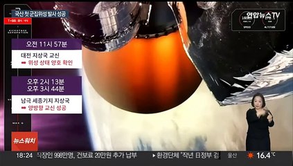 국산 첫 군집위성, 발사 성공…11월부터 한반도 관측