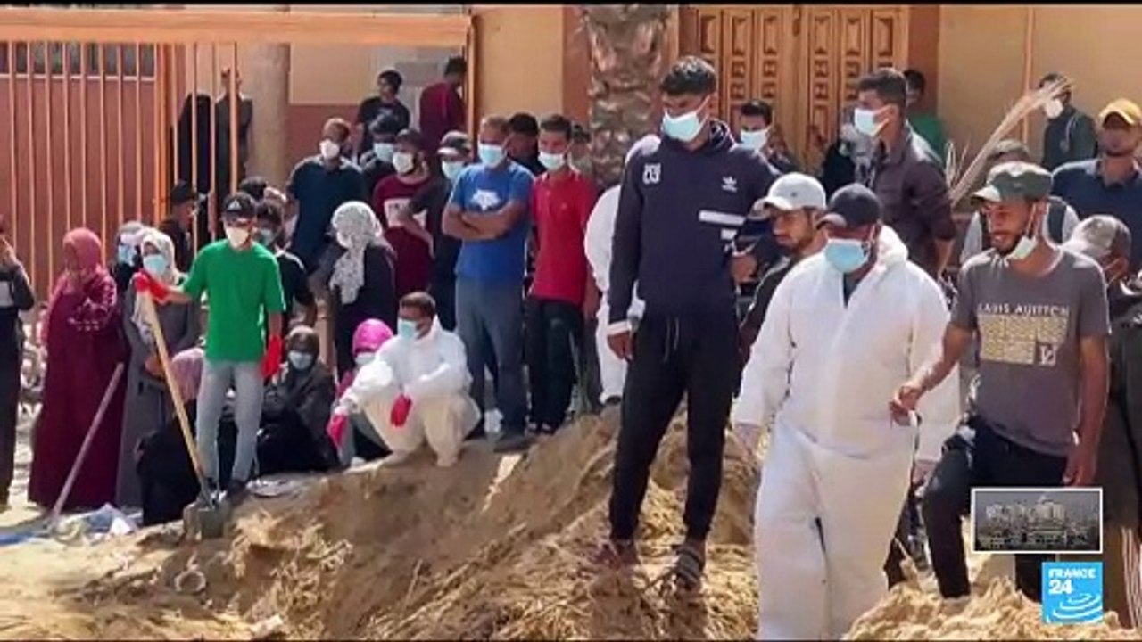 UN calls for investigation into mass graves uncovered at two Gaza hospitals raided by Israel