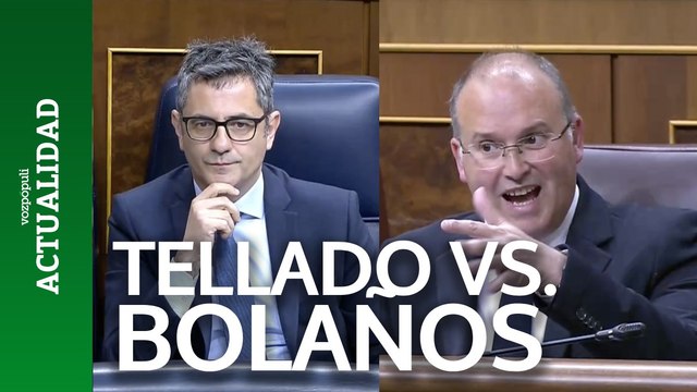 Tellado hunde a Bolaños, que se mete con su ronquera