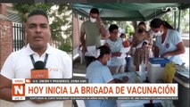 inicia la brigadas de vacunación en santa cruz