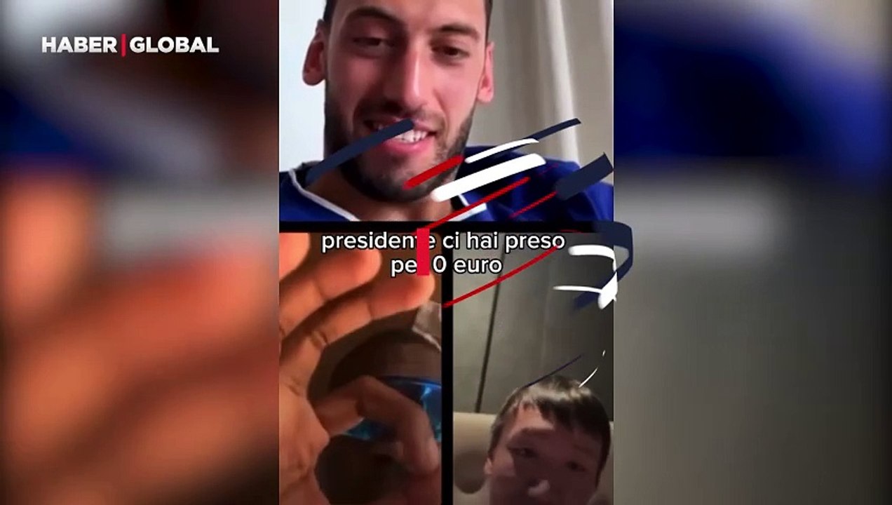 Hakan Çalhanoğlu ve Thuram'ın Inter'in sahibiyle muhabbetleri viral oldu