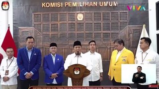 Prabowo Minta Maaf dan Ucap Terimakasih ke Anies-Muhaimin