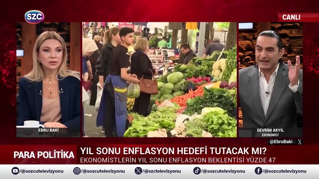 Canlı yayında Ebru Baki ve Devrim Akyıl arasında Dolar tartışması