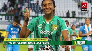 León aclara denuncia de la jugadora Ana Campa tras perder visión por un balonazo