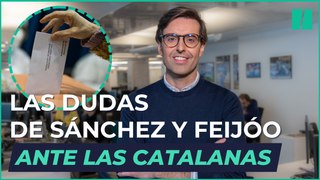 Las dudas de Sánchez y Feijóo ante las catalanas