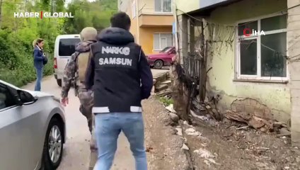 Samsun'da uyuşturucu operasyonu: 10 gözaltı