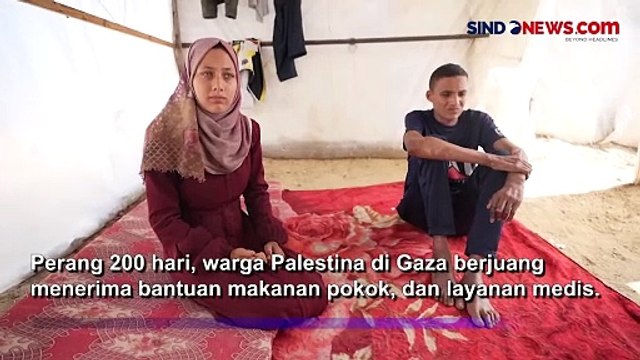 Menunggu Bantuan Makanan dan Layanan Medis, Warga Palestina Masih Bertahan di Gaza
