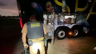 PRE apreende 42 quilos de maconha em ônibus que fazia a Linha Guaíra a Rio Claro