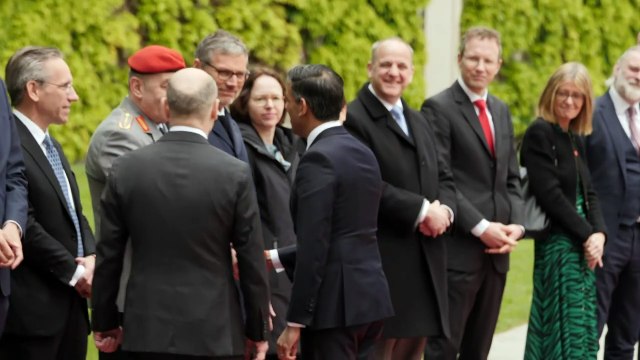 Rishi Sunak meets Chancellor Olaf Scholz in Berlin