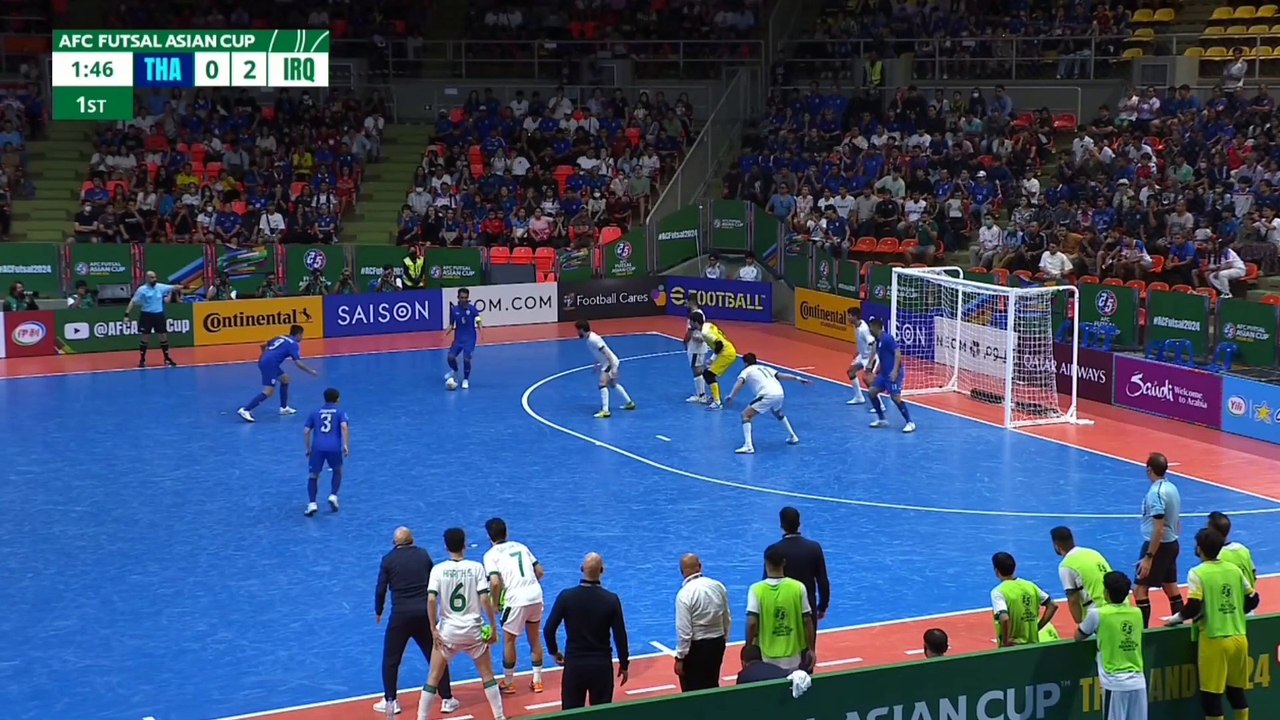 Thailand 3-2 Iraq - Match Highlights -AFC Futsal Asian Cup