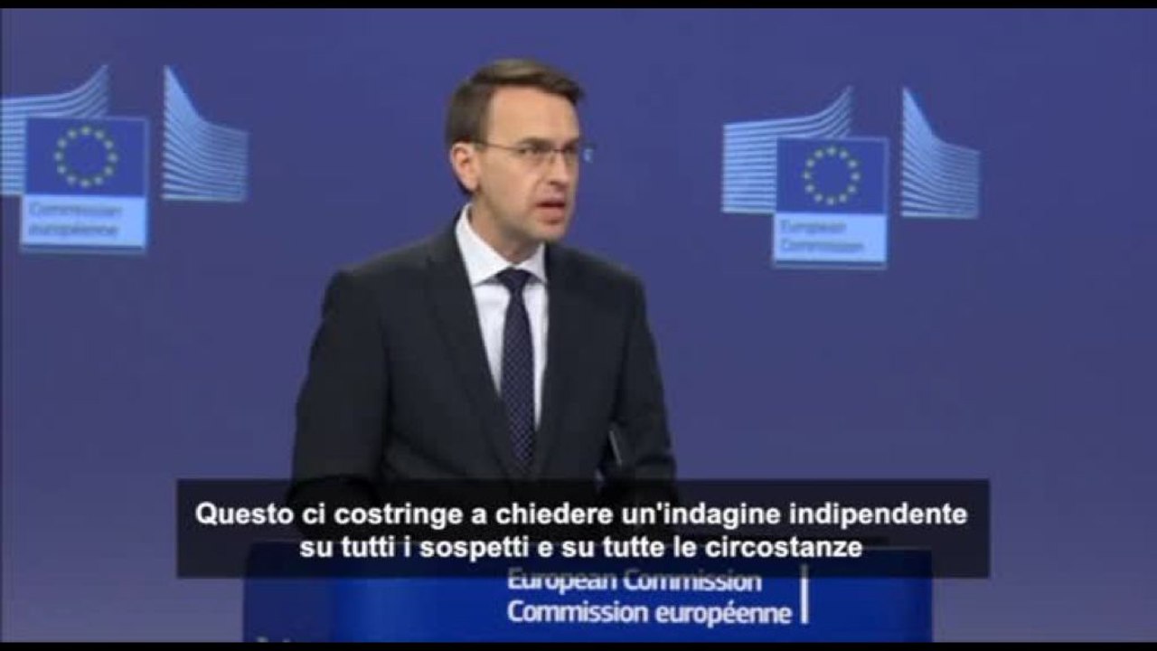 L'Ue chiede un'indagine indipendente sulle fosse comuni a Gaza