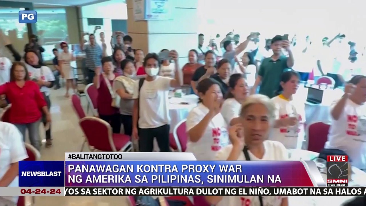 Panawagan kontra proxy war ng Amerika sa Pilipinas, sinimulan na