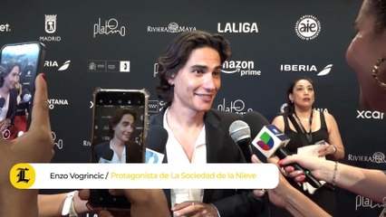 Enzo Vogrincic y J.A. Bayona hablan de los retos de filmar "La Sociedad de la Nieve"