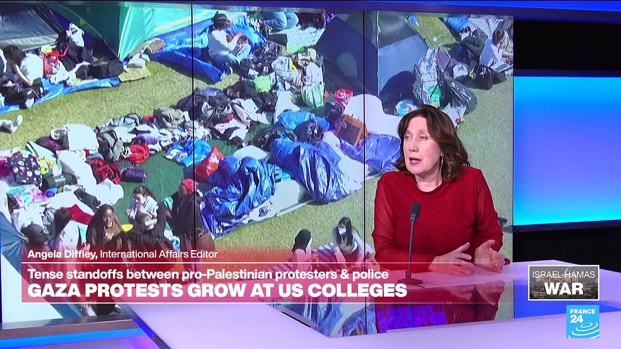 'This is our Vietnam': Gaza protests grow at US colleges
