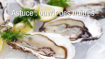 Technique pour ouvrir des huîtres