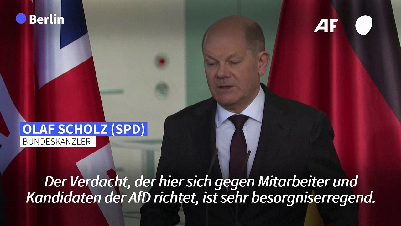 Scholz: Spionage-Vorwürfe gegen Krah-Mitarbeiter 'sehr besorgniserregend'