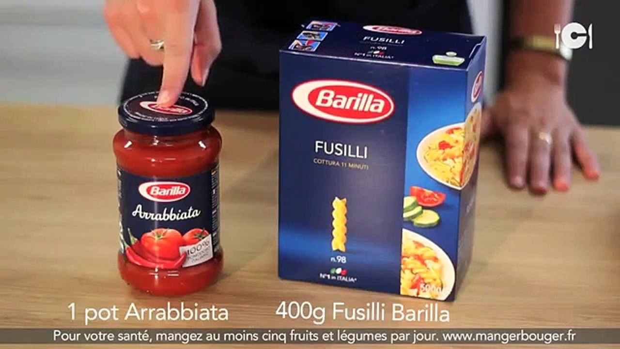 Fusilli sautés au bœuf et aux poivrons sauce Arrabbiata - Italie : CuisineAZ