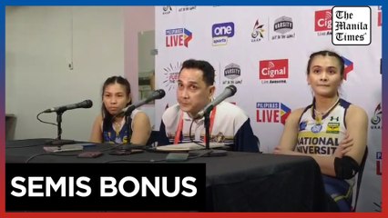 NU sweeps Adamson, secures twice-to-beat