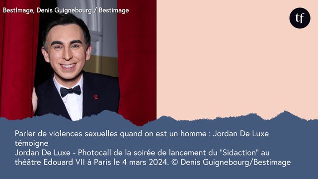 Parler de violences sexuelles quand on est un homme : Jordan De Luxe témoigne