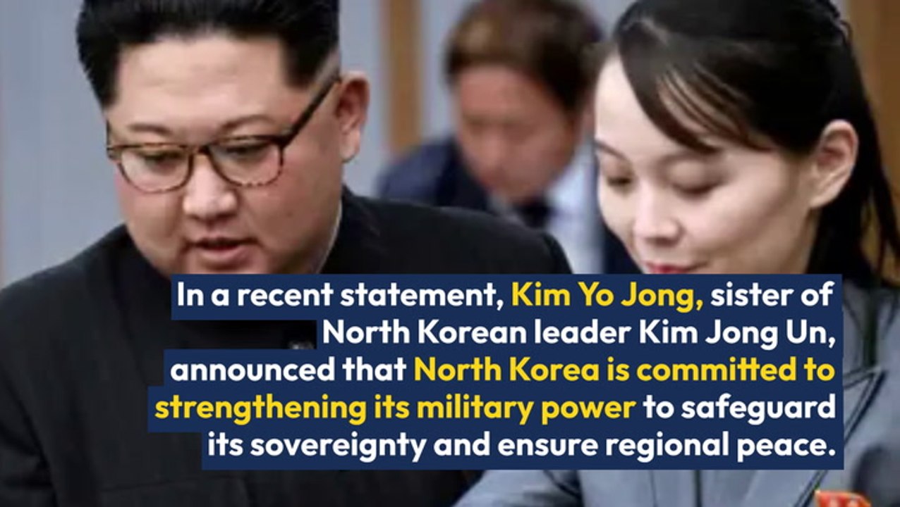 Kim Jong Un's Sister Pledges To Build North Korea's 'Overwhelming' Military Power Amid Rising Regional Tensions