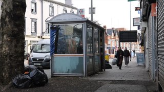 Homeless family finds shelter in bus stop